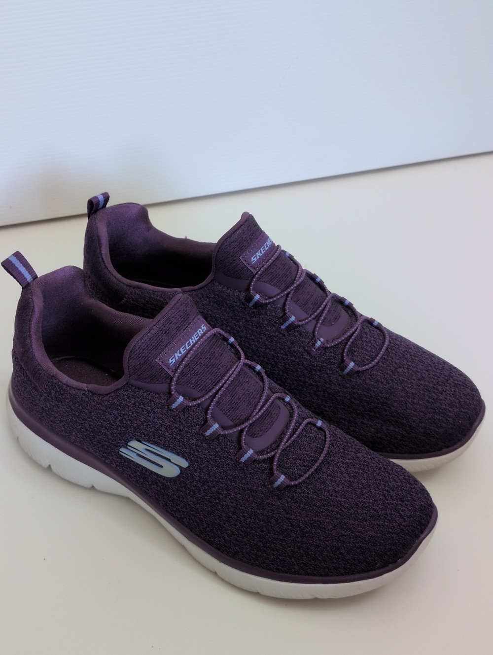 Skechers Women's Summits Slip On Sneaker - Purple - 8.5